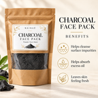 NAINAÉ Charcoal Face Pack Powder | Cleansing & Oil Absorption Face Mask
