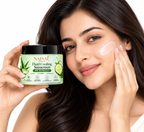 NAINAÉ Fluid Cooling Sunscreen SPF 50 PA++++ | Broad Spectrum UVA & UVB Protection | Agave & Cucumber | Lightweight, Non-Greasy & Hydrating | 50g