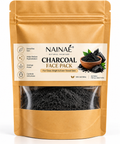 Nainae Activated Charcoal Face Pack Powder | Deep Pore Cleansing, Oil Control & Skin Detox | Helps Remove Impurities & Excess Oil | For Clear & Fresh-Looking Skin Incomplete