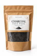 NAINAÉ Charcoal Face Pack Powder | Cleansing & Oil Absorption Face Mask